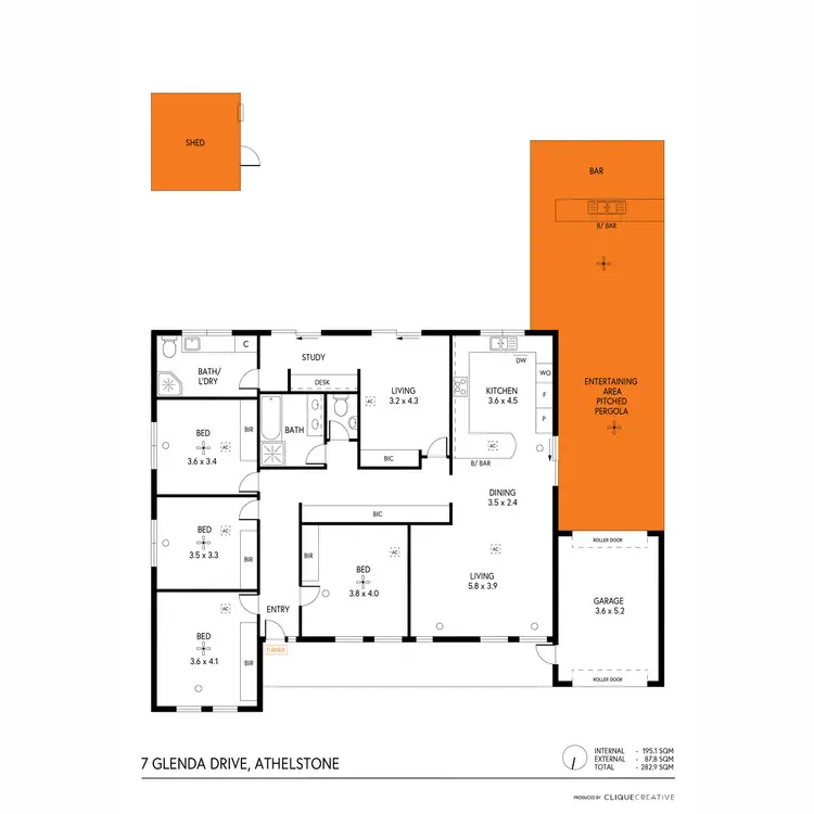 Floorplan of Homely house listing, 7 Glenda Drive, Athelstone SA 5076