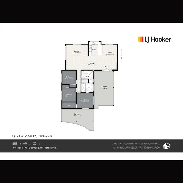 Floorplan of Homely house listing, 13 Kew Court, Nerang QLD 4211