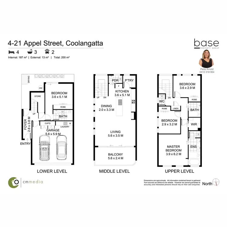 Floorplan of Homely townhouse listing, 4/21 Appel Street, Coolangatta QLD 4225