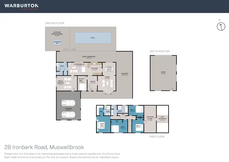 Floorplan of Homely house listing, 2B Ironbark Road, Muswellbrook NSW 2333