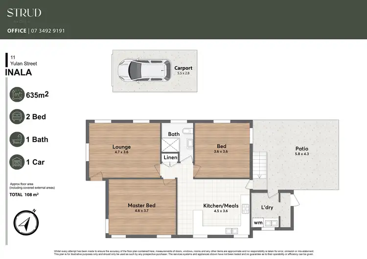 Floorplan of Homely house listing, 11 Yulan Street, Inala QLD 4077