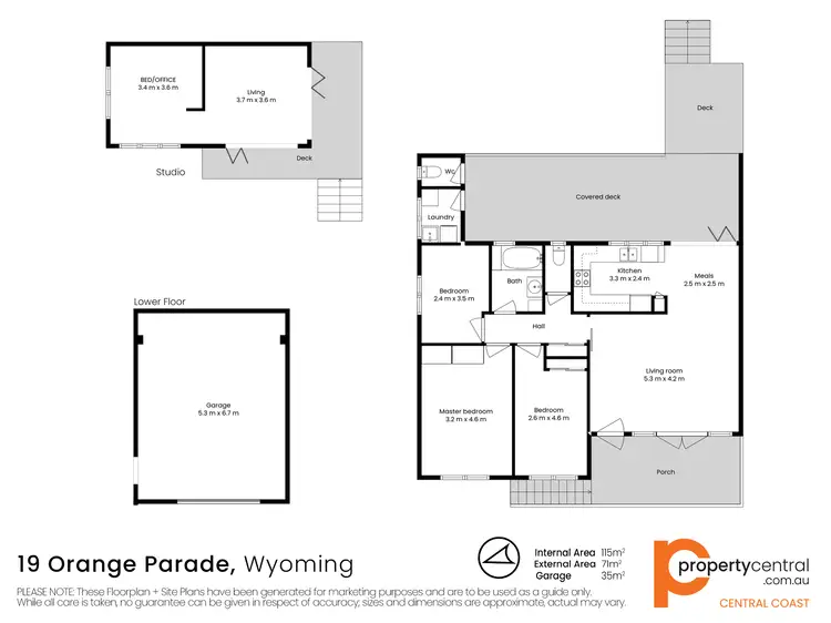 Floorplan of Homely house listing, 19 Orange Parade, Wyoming NSW 2250
