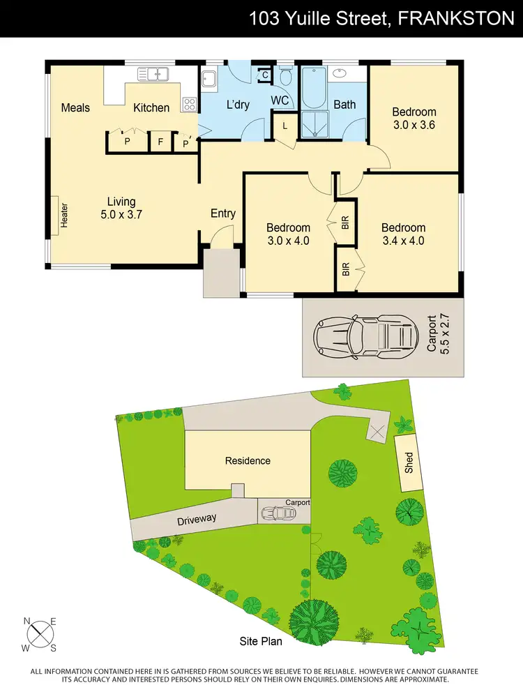 Floorplan of Homely house listing, 103 Yuille Street, Frankston South VIC 3199
