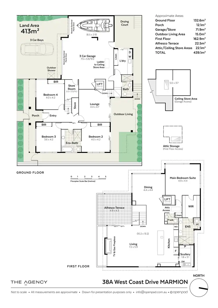 Floorplan of Homely house listing, 38A West Coast Drive, Marmion WA 6020
