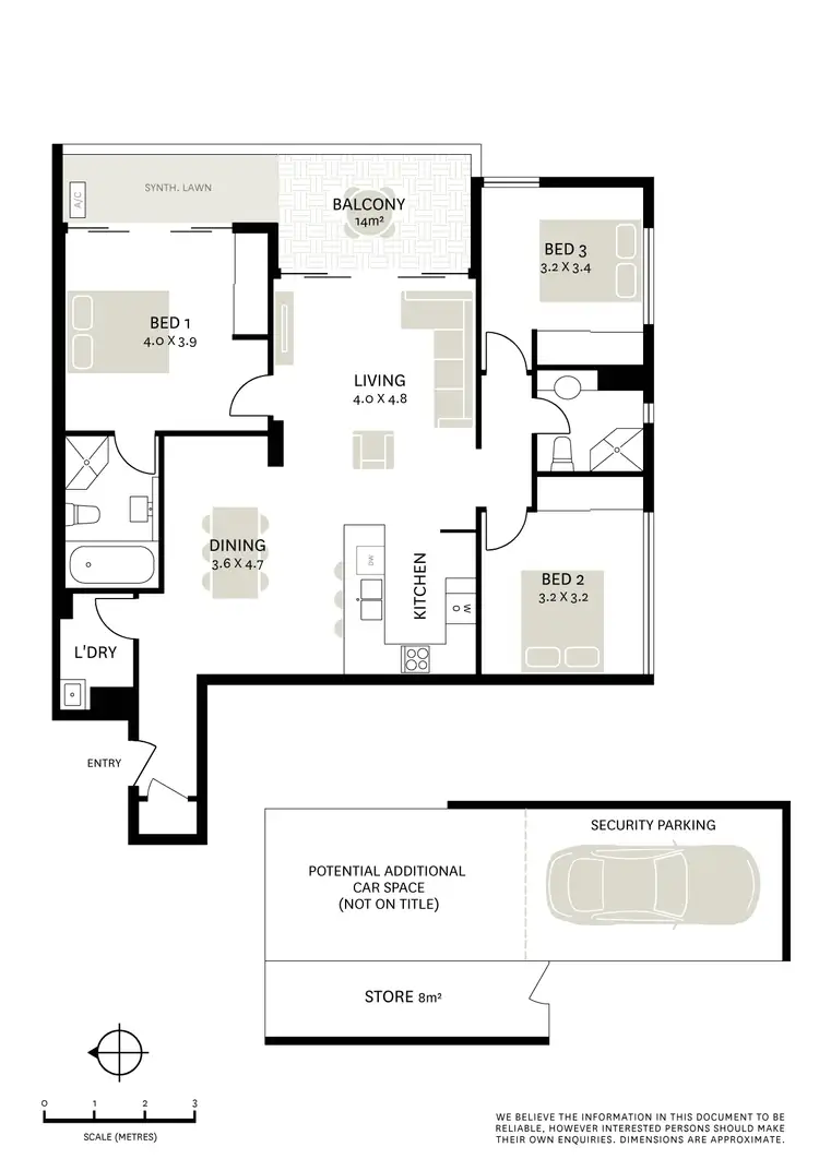Floorplan of Homely apartment listing, 1504/6 Lachlan Street, Waterloo NSW 2017