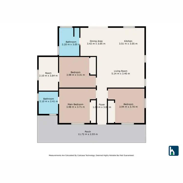 Floorplan of Homely house listing, 59 Hunter Street, Gunnedah NSW 2380