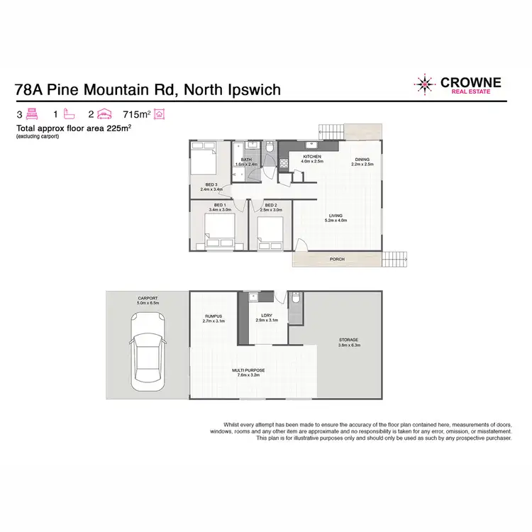 Floorplan of Homely house listing, 78A Pine Mountain Road, North Ipswich QLD 4305