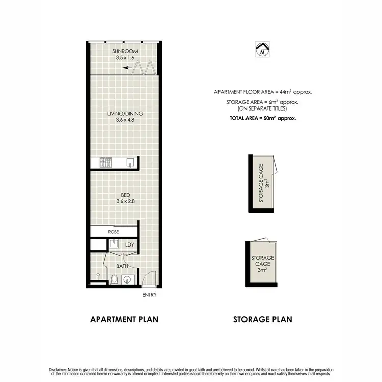 Floorplan of Homely apartment listing, 306/11 Chandos Street, St Leonards NSW 2065