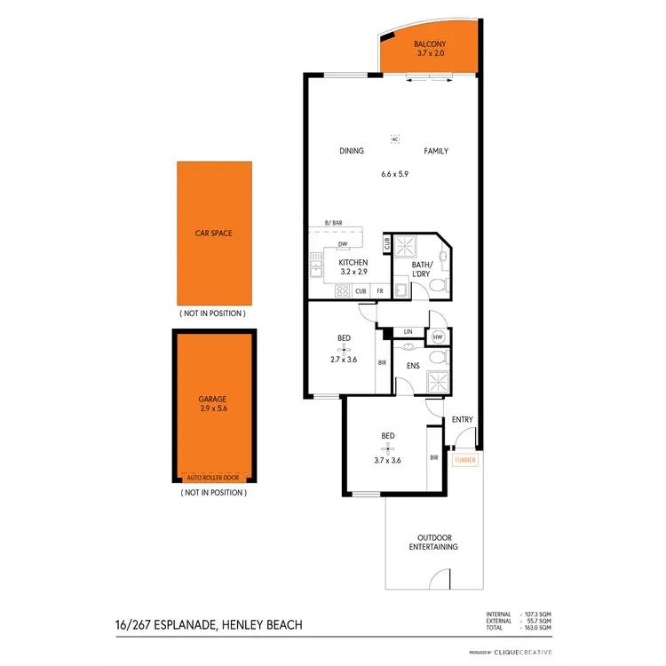 Floorplan of Homely unit listing, 16/267 Esplanade, Henley Beach SA 5022