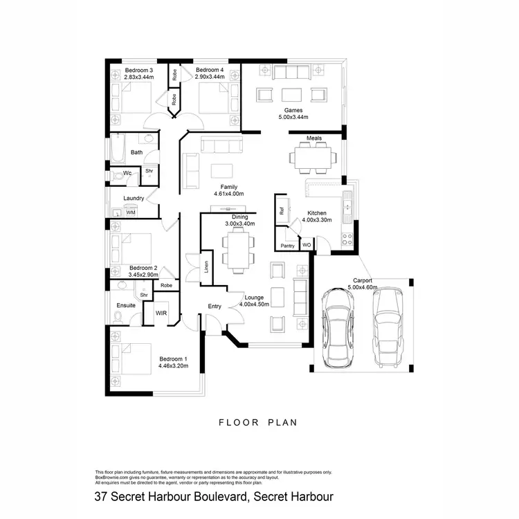 Floorplan of Homely house listing, 37 Secret Harbour Boulevard, Secret Harbour WA 6173