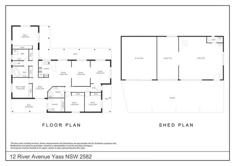 Floorplan of Homely house listing, 12 River Avenue, Yass NSW 2582