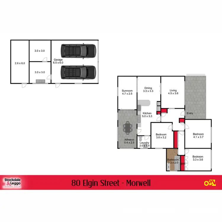 Floorplan of Homely house listing, 80 Elgin Street, Morwell VIC 3840