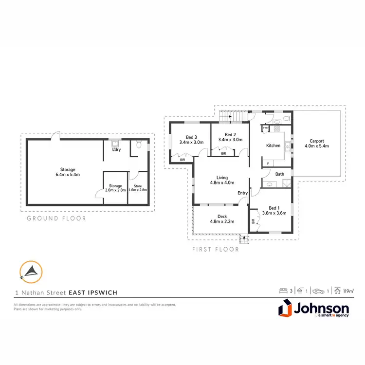 Floorplan of Homely house listing, 1 Nathan Street, East Ipswich QLD 4305