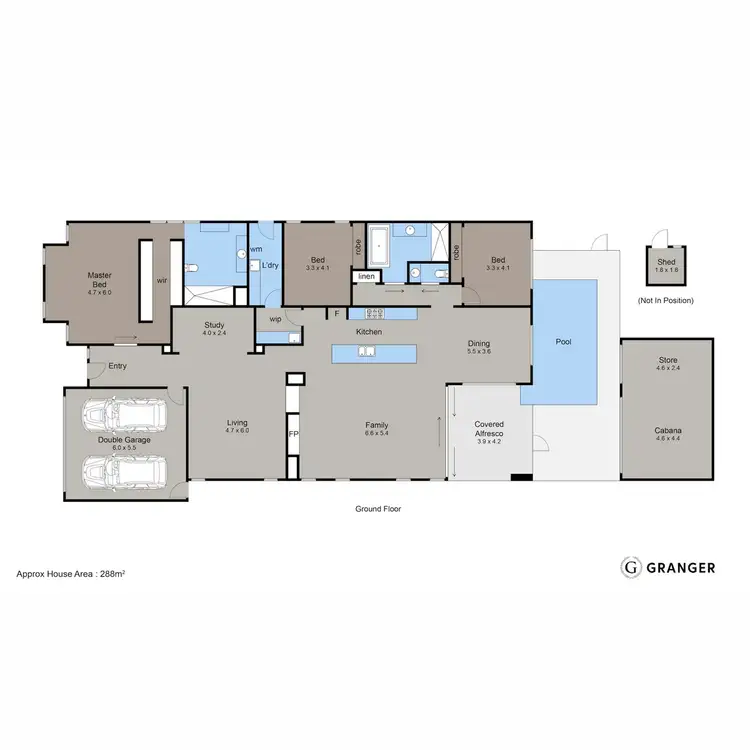 Floorplan of Homely house listing, 40 Parkmore Road, Rosebud VIC 3939