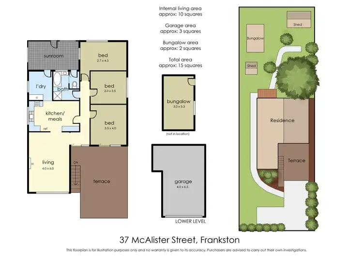 Floorplan of Homely house listing, 37 McAlister Street, Frankston VIC 3199
