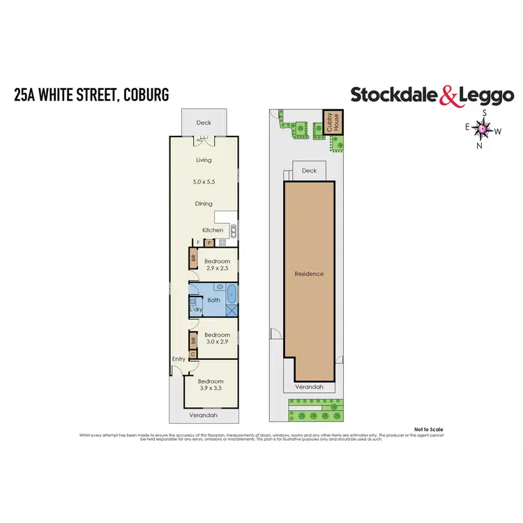 Floorplan of Homely house listing, 25A White Street, Coburg VIC 3058