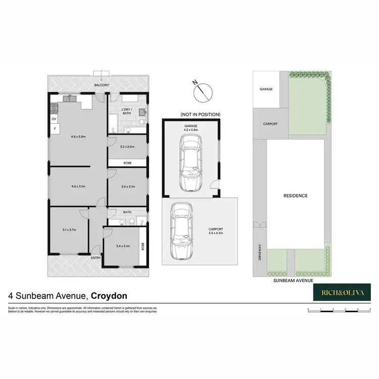 Floorplan of Homely house listing, 4 Sunbeam Avenue, Croydon NSW 2132