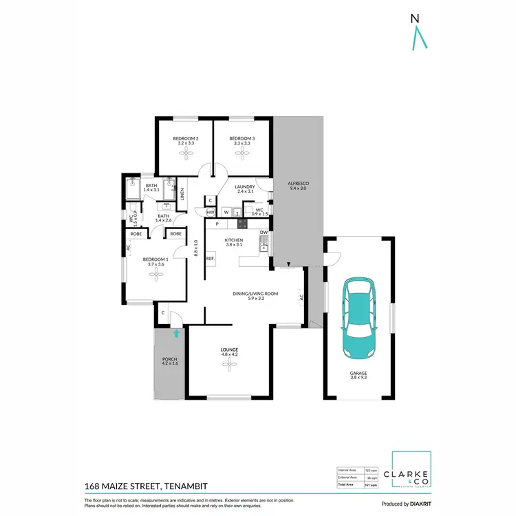 Floorplan of Homely house listing, 168 Maize Street, Tenambit NSW 2323