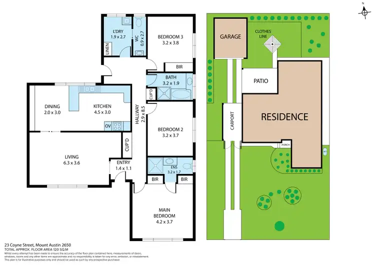 Floorplan of Homely house listing, 23 Coyne Street, Mount Austin NSW 2650