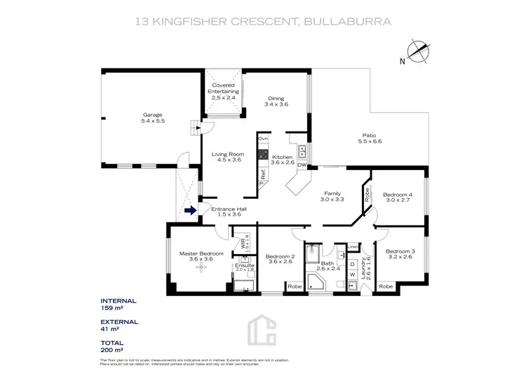 Floorplan of Homely house listing, 13 Kingfisher Crescent, Bullaburra NSW 2784
