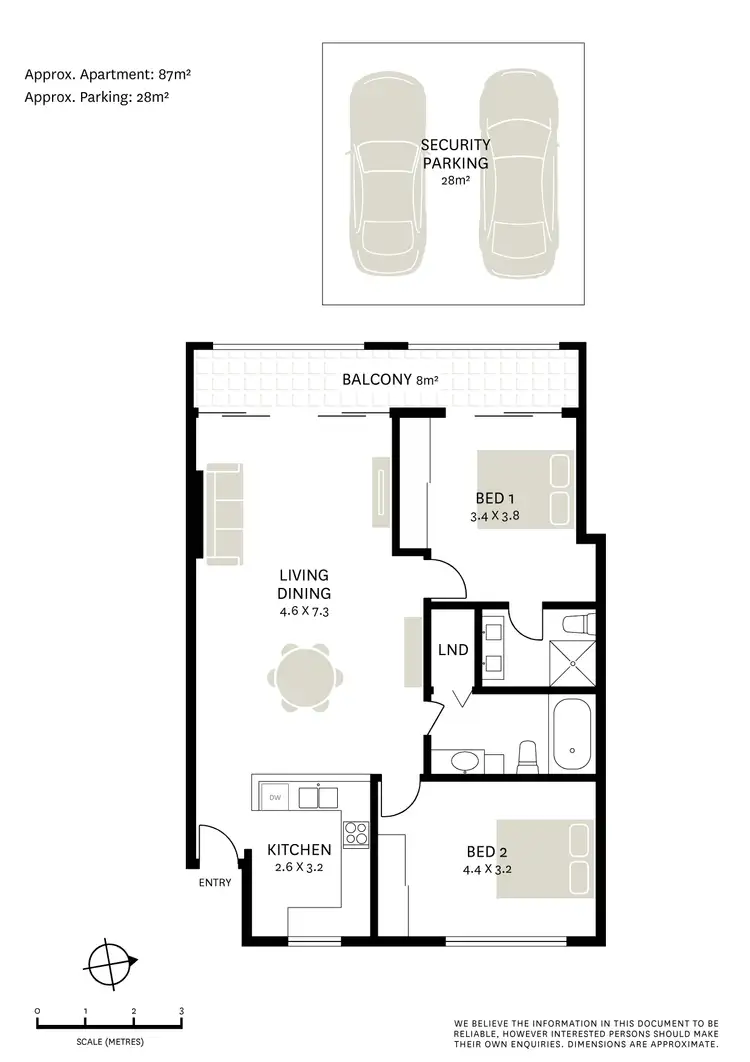 Floorplan of Homely apartment listing, 43/67 Cowper Wharf Roadway, Woolloomooloo NSW 2011