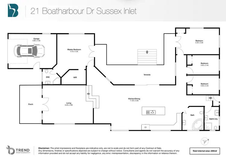 Floorplan of Homely house listing, 21 Boatharbour Drive, Sussex Inlet NSW 2540
