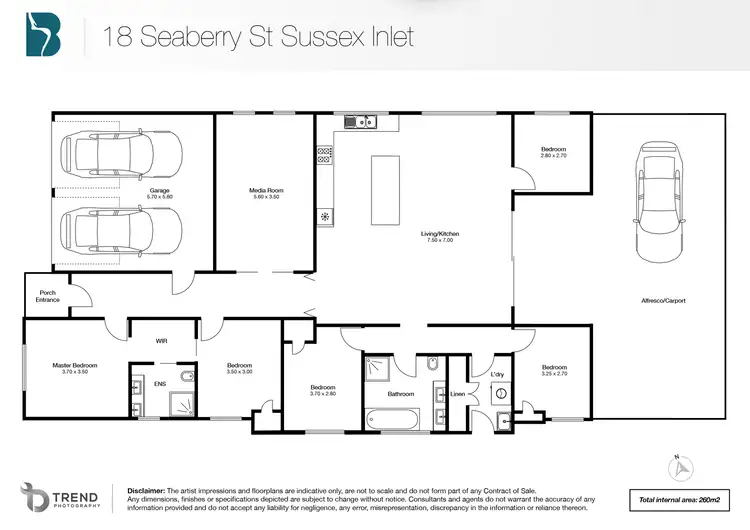 Floorplan of Homely house listing, 18 Seaberry Street, Sussex Inlet NSW 2540