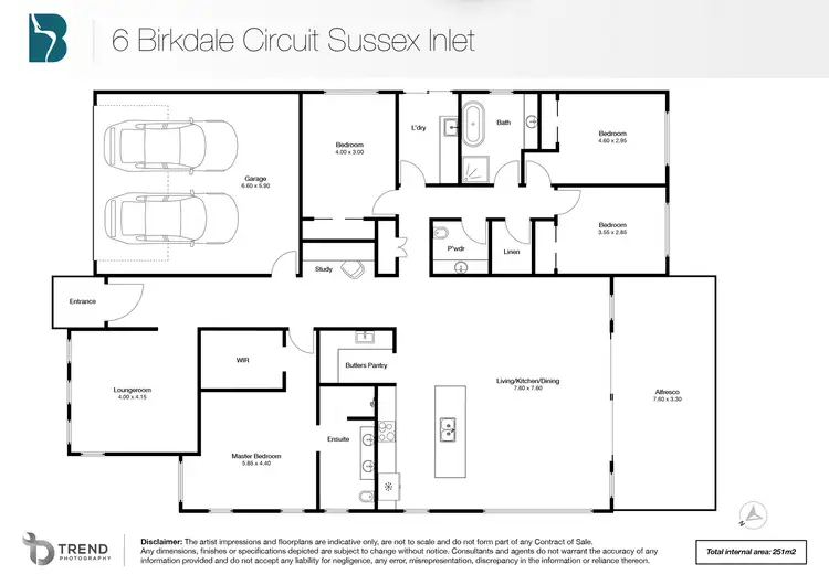 Floorplan of Homely house listing, 6 Birkdale Circuit, Sussex Inlet NSW 2540