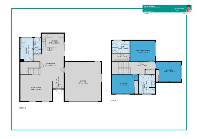 Floorplan of Homely townhouse listing, 2/13 Oriana Close, Forster NSW 2428
