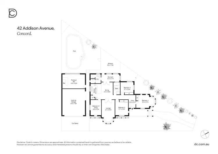 Floorplan of Homely house listing, 42 Addison Avenue, Concord NSW 2137