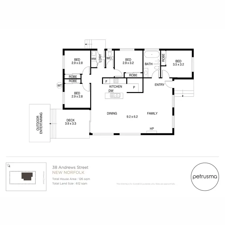 Floorplan of Homely house listing, 38 Andrews Street, New Norfolk TAS 7140