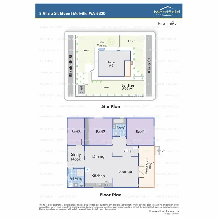 Floorplan of Homely house listing, 8 Alicia Street, Mount Melville WA 6330