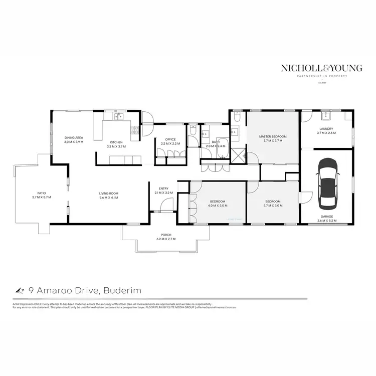 Floorplan of Homely house listing, 9 Amaroo Drive, Buderim QLD 4556