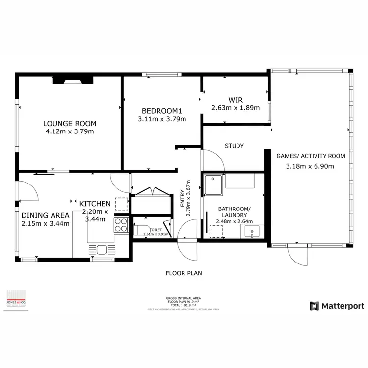 Floorplan of Homely house listing, 107 Second Avenue, Bassendean WA 6054