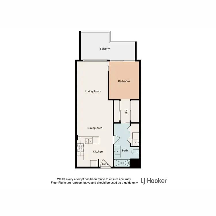 Floorplan of Homely unit listing, 1706/25 Charlotte Street, Chermside QLD 4032
