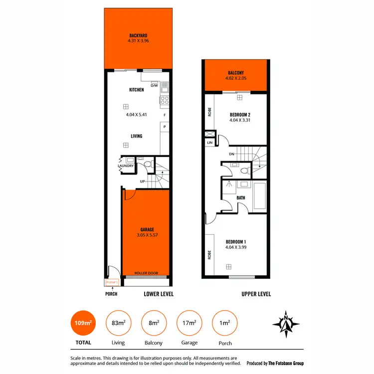 Floorplan of Homely townhouse listing, 356D Sturt Road, Tonsley SA 5042