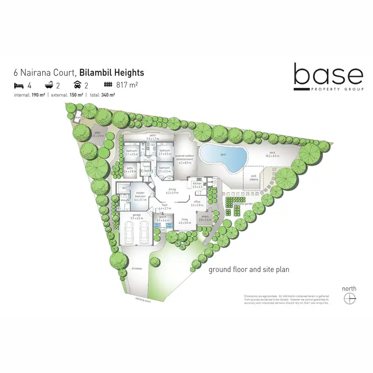 Floorplan of Homely house listing, 6 Nairana Court, Bilambil Heights NSW 2486