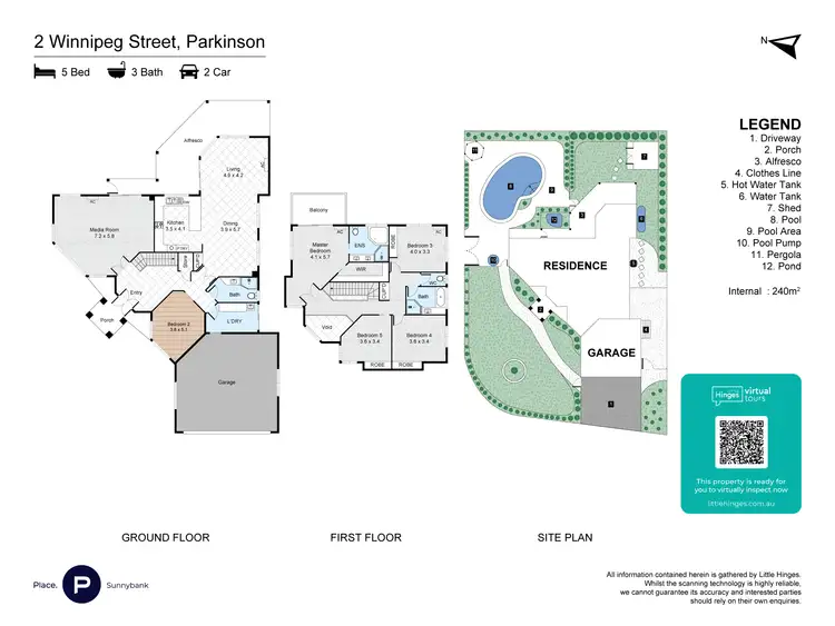 Floorplan of Homely house listing, 2 Winnipeg Street, Parkinson QLD 4115