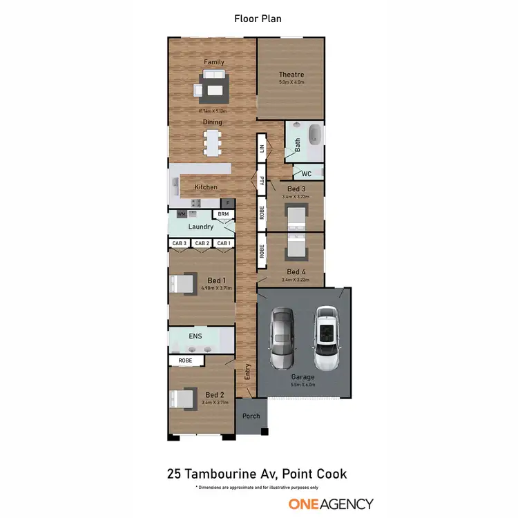 Floorplan of Homely house listing, 25 Tamborine Avenue, Point Cook VIC 3030