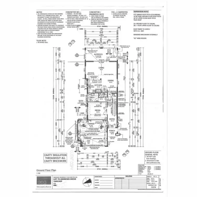 Floorplan of Homely house listing, 120 St Andrews Drive, Yanchep WA 6035