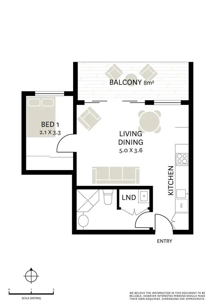 Floorplan of Homely apartment listing, 7/8 Underwood Street, Paddington NSW 2021