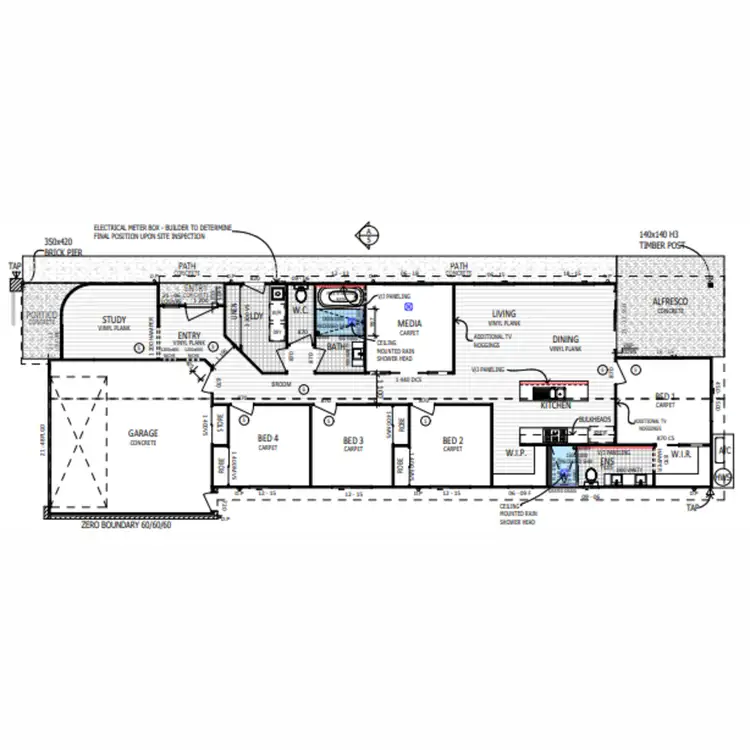 Floorplan of Homely house listing, Lot 330 16 Mahogany Street, Burpengary QLD 4505