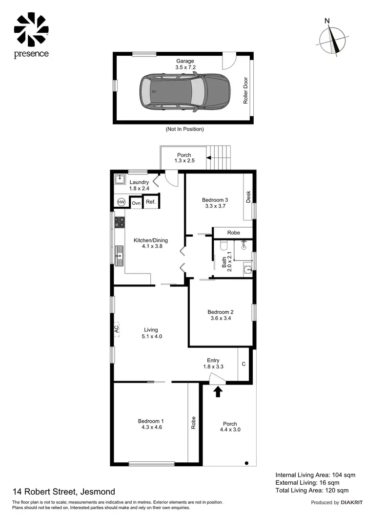 Floorplan of Homely house listing, 14 Robert Street, Jesmond NSW 2299