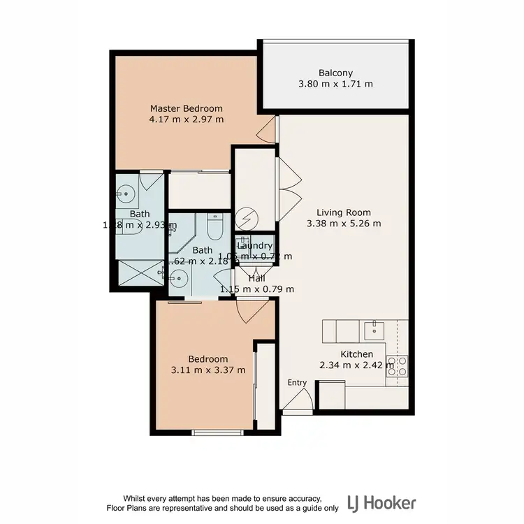 Floorplan of Homely unit listing, 15/78 Lower King Street, Caboolture QLD 4510