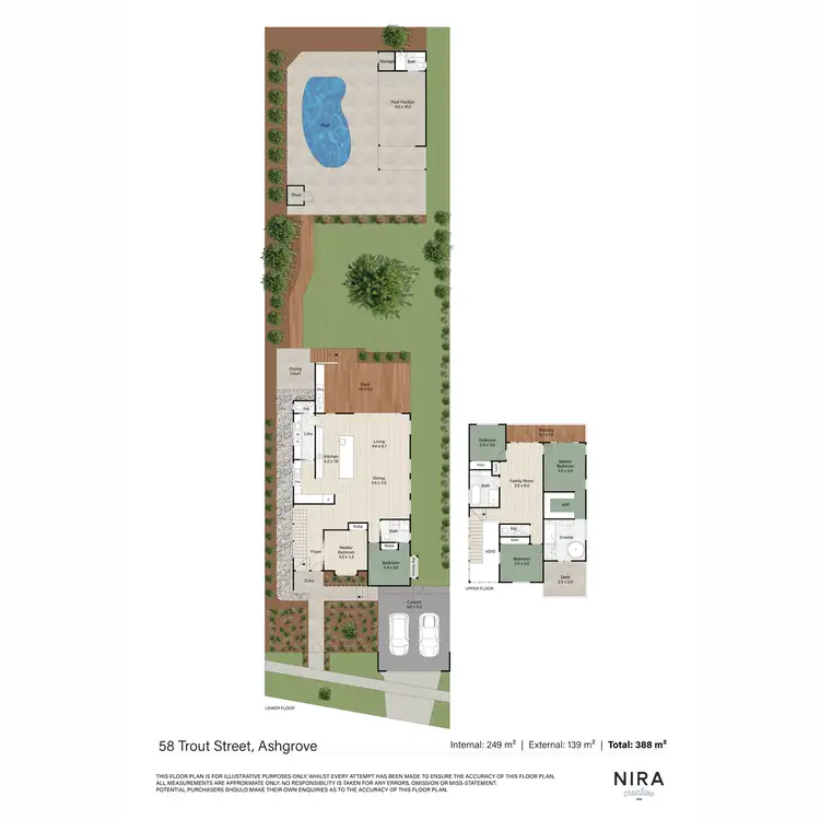 Floorplan of Homely house listing, 58 Trout Street, Ashgrove QLD 4060