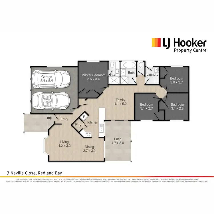 Floorplan of Homely house listing, 3 Neville Close, Redland Bay QLD 4165