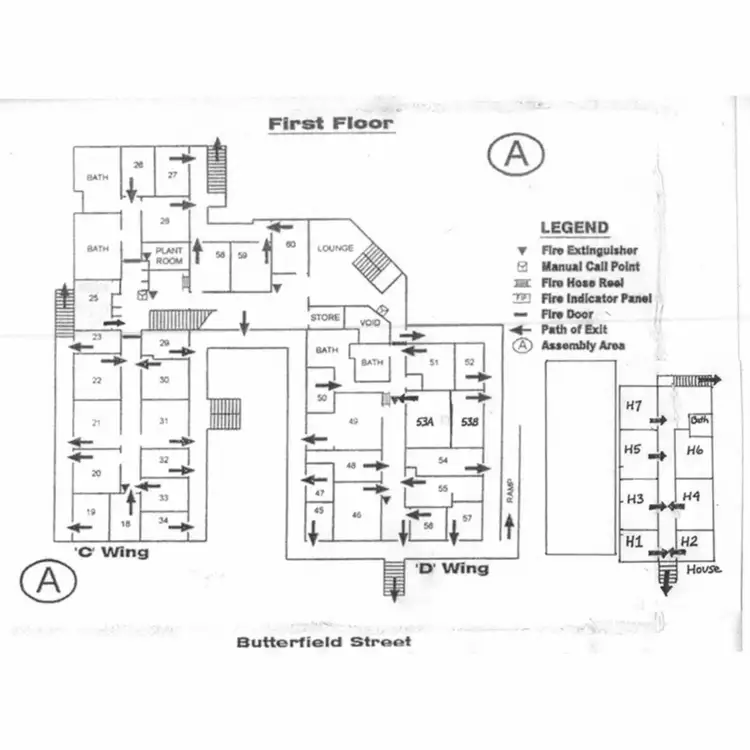 Floorplan of Homely other listing, 129 Butterfield Street, Herston QLD 4006