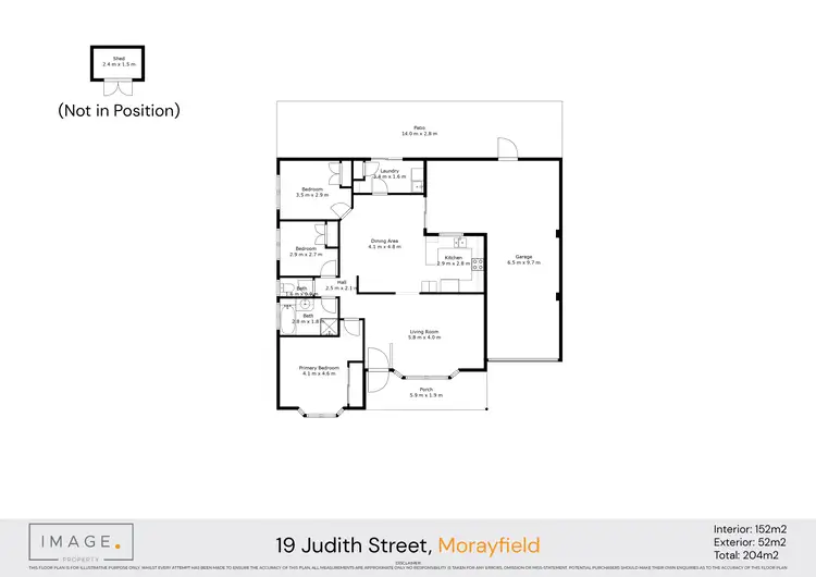 Floorplan of Homely house listing, 19 Judith Street, Morayfield QLD 4506