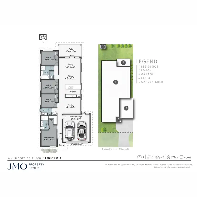 Floorplan of Homely house listing, 67 Brookside Circuit, Ormeau QLD 4208