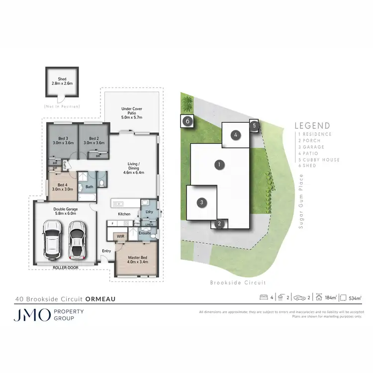 Floorplan of Homely house listing, 40 Brookside Circuit, Ormeau QLD 4208